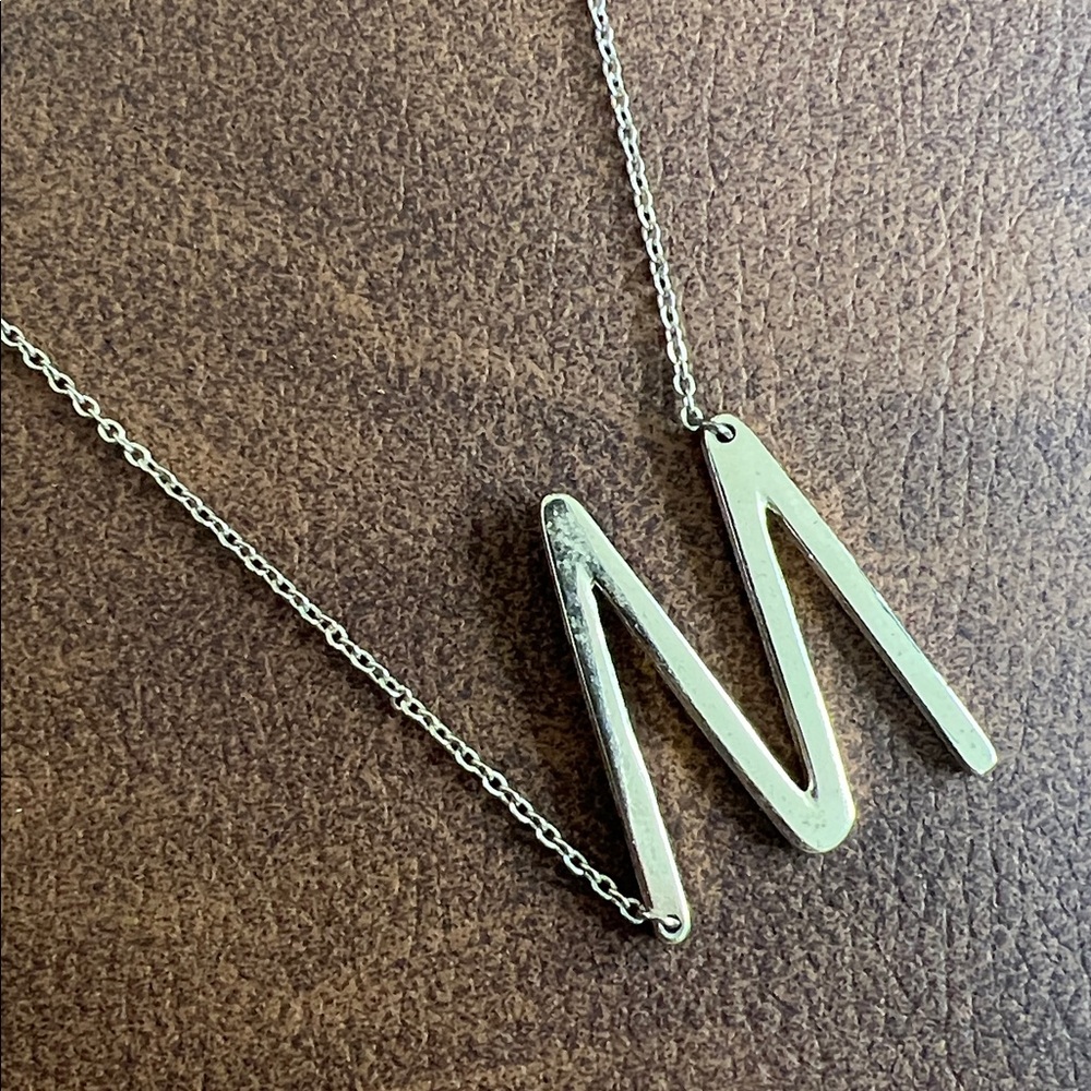 🕶️MACHETE gold-tone Initial Monogram necklace (M) - Picture 2 of 4